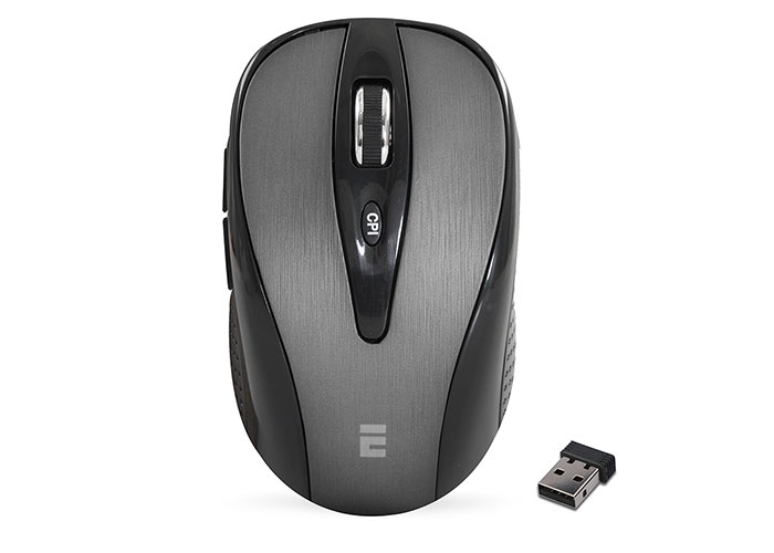 Everest CM-890G 6D Metalik Gri 1600 Dpi Alkalin Pilli Kablosuz Lüks Optik Mouse